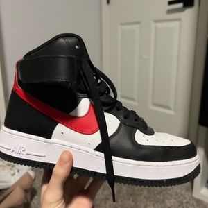 Nike Air Force 1s high top shoes